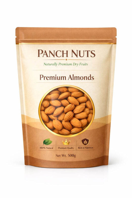 Panch Nuts Premium Quality Raisins (Kishmish) – 100% Natural & Sweet | Soft & Juicy Dry Fruits Rich in Fiber & Iron | Healthy Daily Nutrition 500 Grams