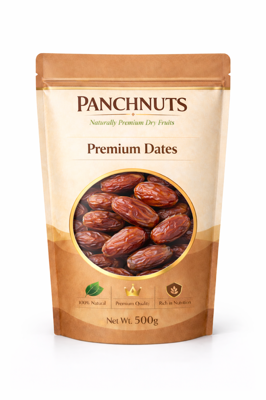 Panch Nuts Premium Quality Dates (Khajoor) – 100% Natural & Fresh | Soft, Sweet & Juicy Dry Fruits Rich in Fiber, Iron & Energy | Healthy Daily Nutrition