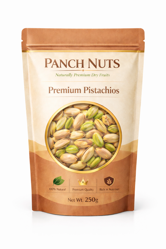 PanchNuts Premium Quality Pistachios (Pista) – 100% Natural & Fresh | Crunchy Dry Fruits Rich in Protein, Fiber & Antioxidants | Healthy Daily Nutrition